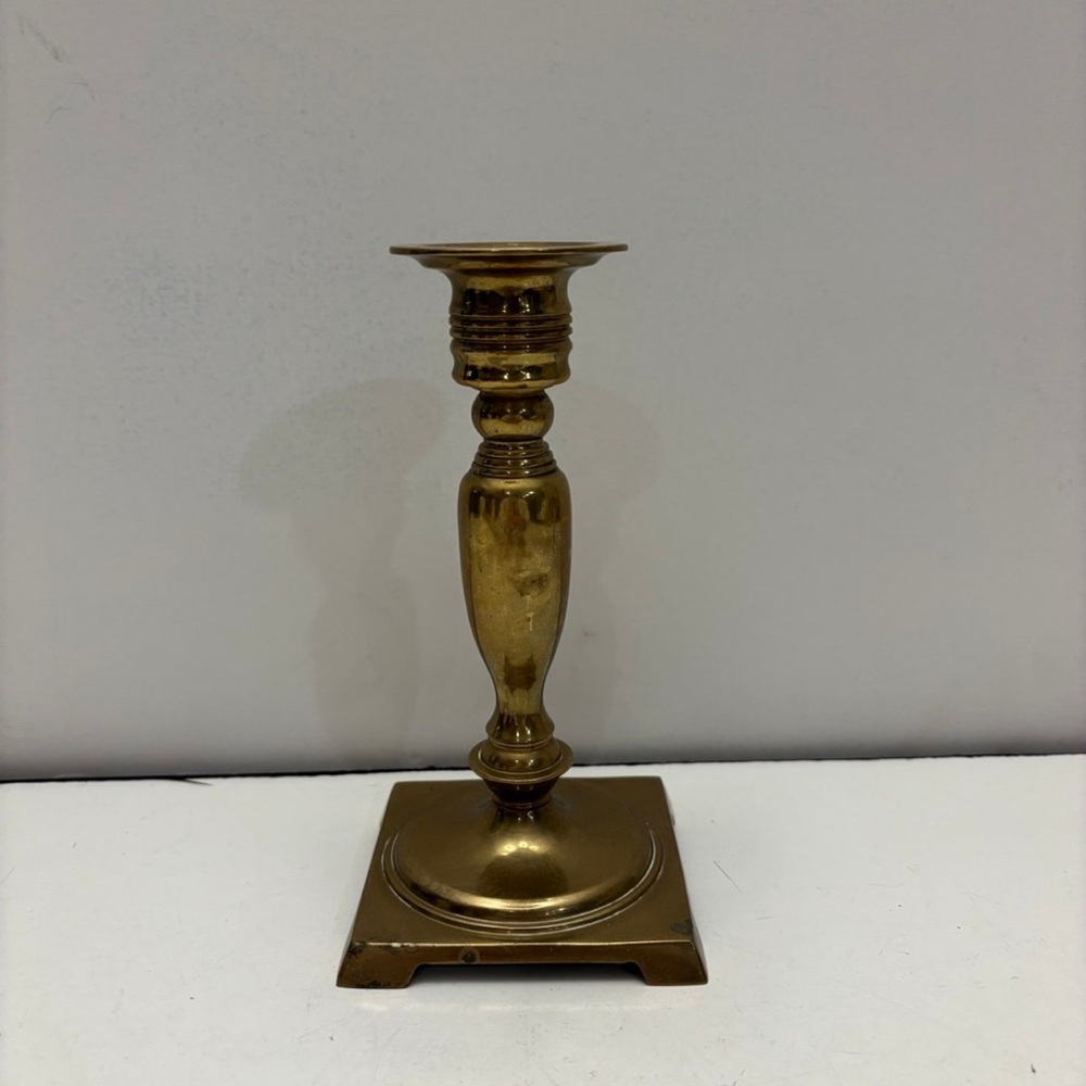 Candle Holder Candlestick Copper Brass Yellow Metal Decor